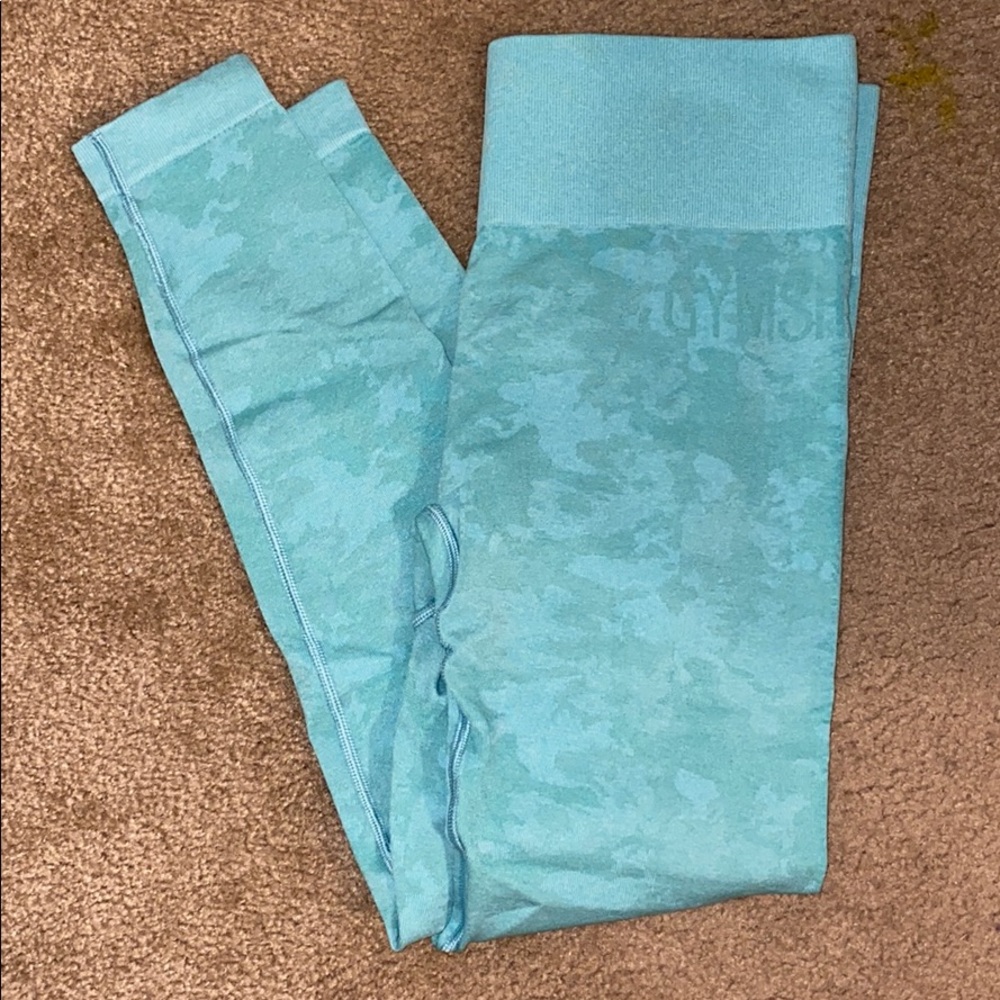 gymshark blue camo seamless